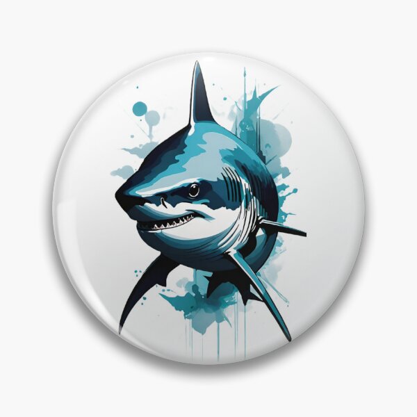 Item preview, shark, predator, fish, great white designed and sold by DonnaBlankaArt.