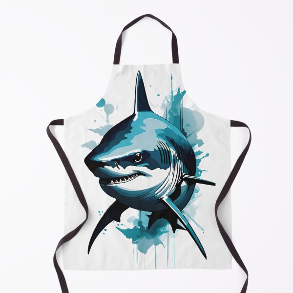 Item preview, shark, predator, fish, great white designed and sold by DonnaBlankaArt.