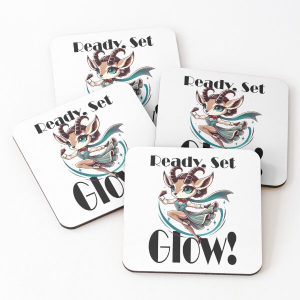 Item preview, Ready, Set, Glow! - Motivational Pronghorn Design by LaLi Designs designed and sold by LaLi-Designs.