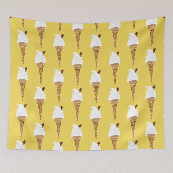 Item preview, 99 Flake, Ice Cream Repeating Pattern designed and sold by CEB1700.