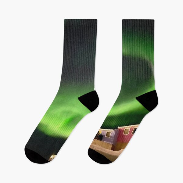 Item preview, Northern Lights Dancing in The Ilulissat Greenland Night Sky designed and sold by GraTEEtude.