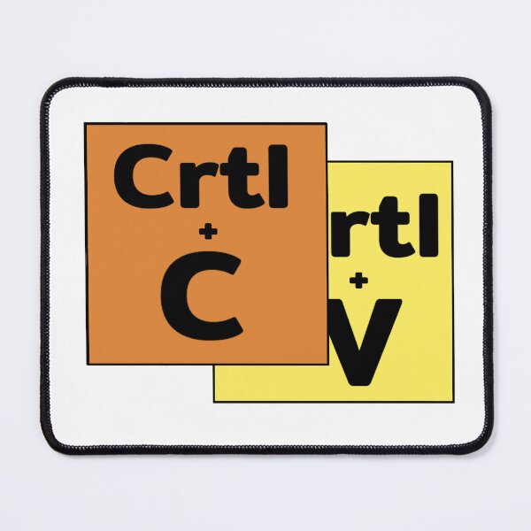 Item preview, Control+C crtl+V sign designed and sold by Wish Design.