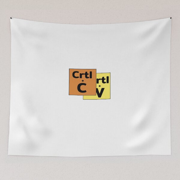 Item preview, Control+C crtl+V sign designed and sold by Wish Design.
