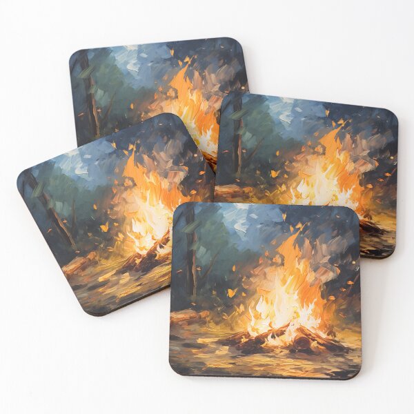 Item preview, Gouache - Campfire designed and sold by KootenayDesigns.