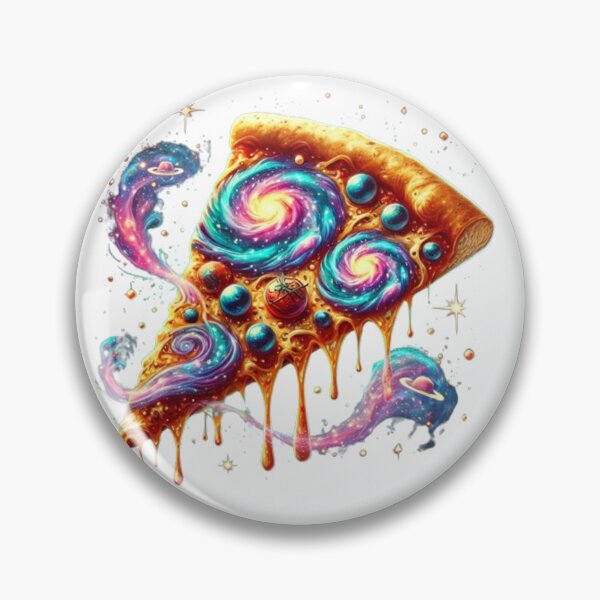 Item preview, Galaxy Slice Pizza: A Magical Cosmic Treat Design designed and sold by CanvasWhimsy.