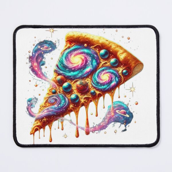 Item preview, Galaxy Slice Pizza: A Magical Cosmic Treat Design designed and sold by CanvasWhimsy.