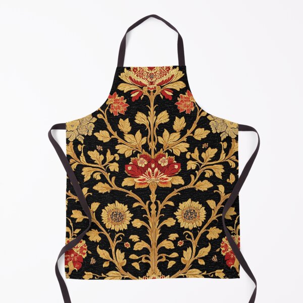 Item preview, Golden Splendor: Regal Floral Tapestry with Red and Gold Accents designed and sold by Octavia Soldani.