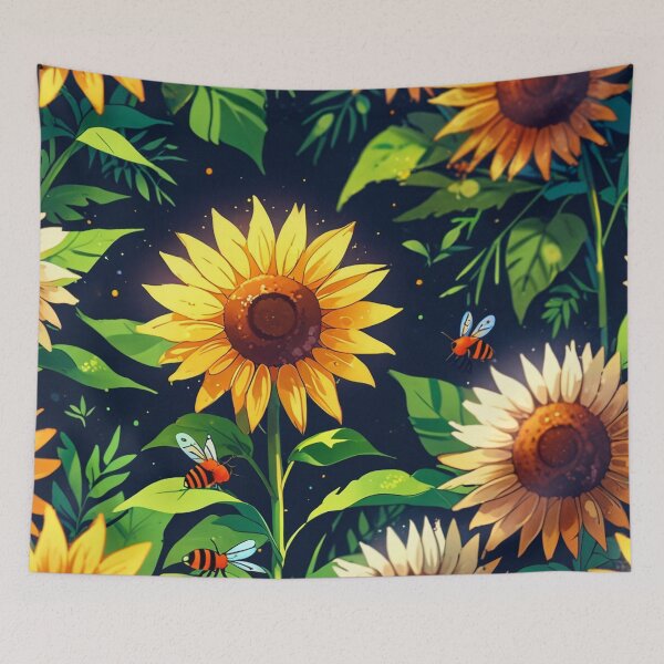 Item preview, A beautiful day with sunflowers. designed and sold by PatDoArt.