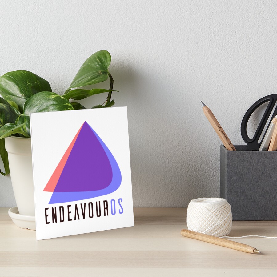 Item preview, Art Board Print designed and sold by EndeavourOS.