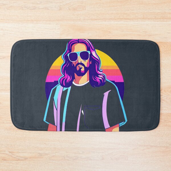 Item preview, Heavenly Cool Jesus with Retro Sunglasses Pop Art T-Shirt D17 designed and sold by pixelandcrafted.