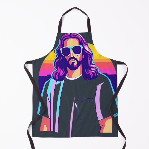 Item preview, Heavenly Cool Jesus with Retro Sunglasses Pop Art T-Shirt D17 designed and sold by pixelandcrafted.