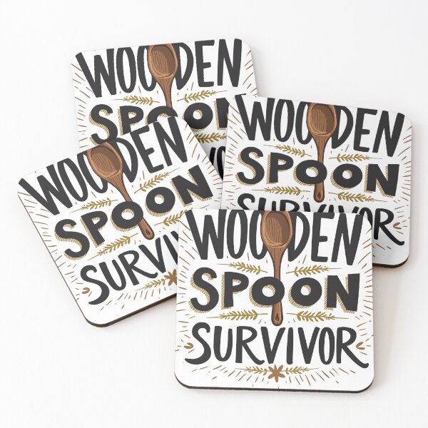 Item preview, Wooden Spoon Survivor Funny designed and sold by Mst Shefali Akter.