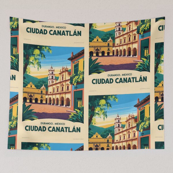 Item preview, Ciudad Canatlan Durango Mexico Vintage Travel Tourism  designed and sold by TravelersGems.