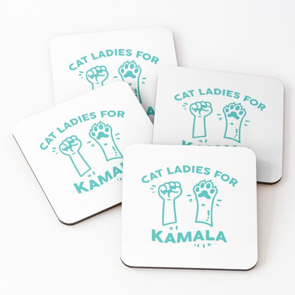 Item preview, Childless Cat Ladies for Kamala Harris Walz Campaign Merch Feminist  Kamala Green designed and sold by twinklingtides.
