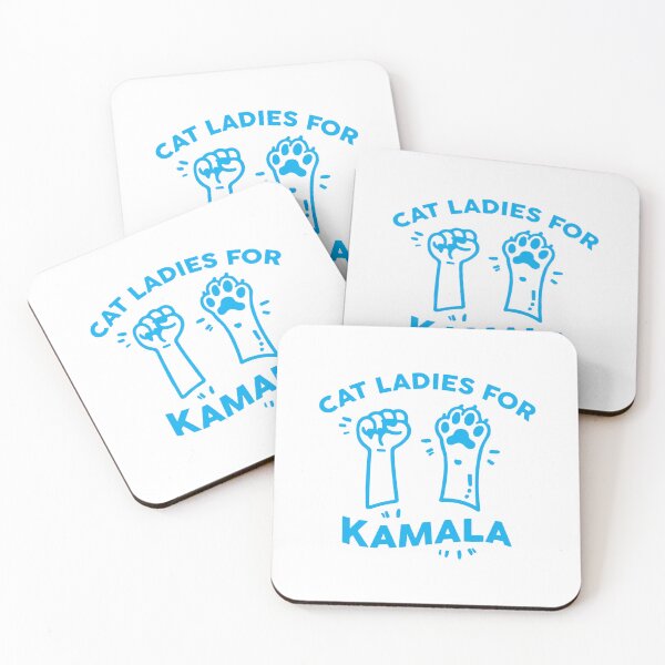 Item preview, Childless Cat Ladies for Kamala Harris Walz Campaign Merch Feminist  Blue designed and sold by twinklingtides.
