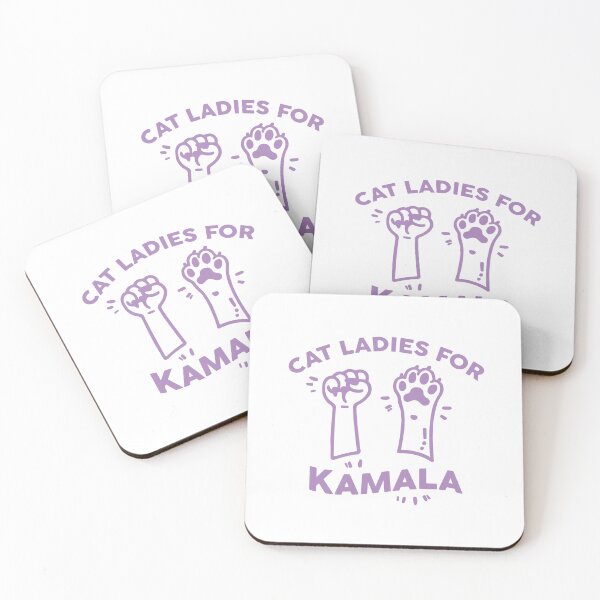 Item preview, Childless Cat Ladies for Kamala Harris Walz Campaign Merch Feminist  Purple designed and sold by twinklingtides.