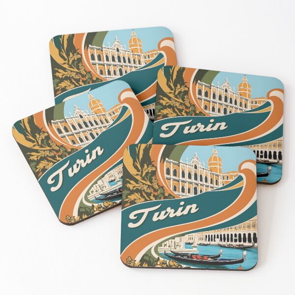 Item preview, Turin Italy Vintage Travel Tourism  designed and sold by TravelersGems.