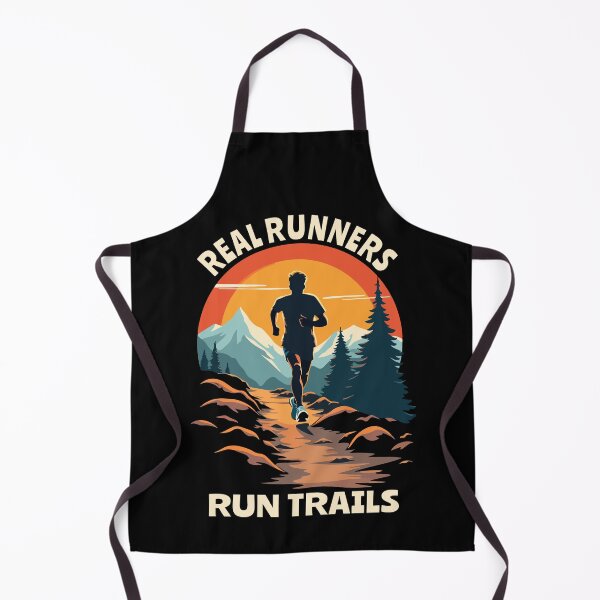 Item preview, Real Runners Run Trails - Trail Running designed and sold by HandicraftArt.