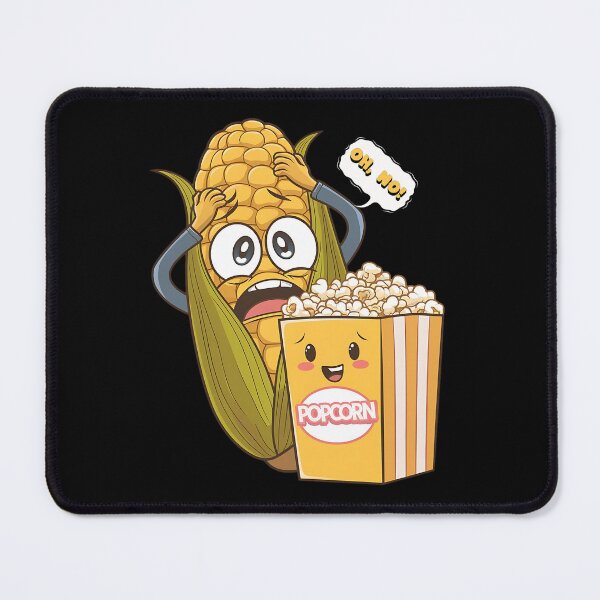 Item preview, OH, NO! CORNCOB SCARED OF SEEING NEXT STEP OF ITS EVOLUTION TO POPCORN designed and sold by justyna-s28.