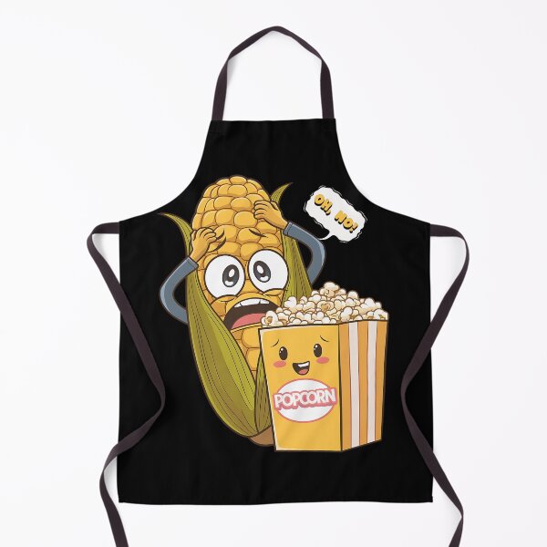 Item preview, OH, NO! CORNCOB SCARED OF SEEING NEXT STEP OF ITS EVOLUTION TO POPCORN designed and sold by justyna-s28.