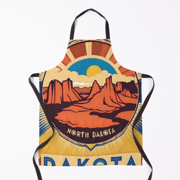 Item preview, North Dakota USA American Vintage Travel Tourism designed and sold by TravelersGems.