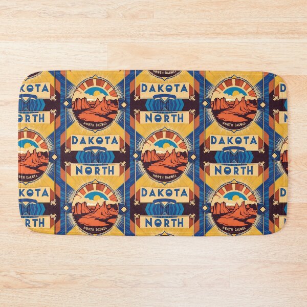 Item preview, North Dakota USA American Vintage Travel Tourism  designed and sold by TravelersGems.