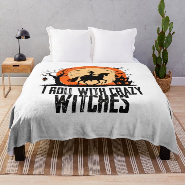 Item preview, I roll with crazy witches Halloween  designed and sold by BASKF.