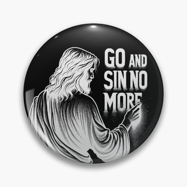 Item preview, Jesus - Go and Sin No More - Inspirational Faith Message designed and sold by Tabu Touch.