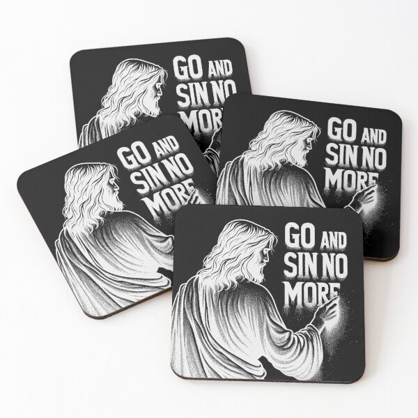 Item preview, Jesus - Go and Sin No More - Inspirational Faith Message designed and sold by Tabu Touch.