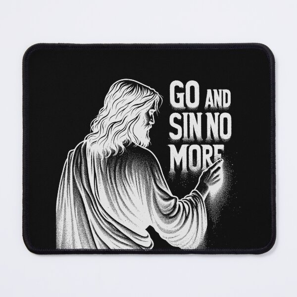 Item preview, Jesus - Go and Sin No More - Inspirational Faith Message designed and sold by Tabu Touch.
