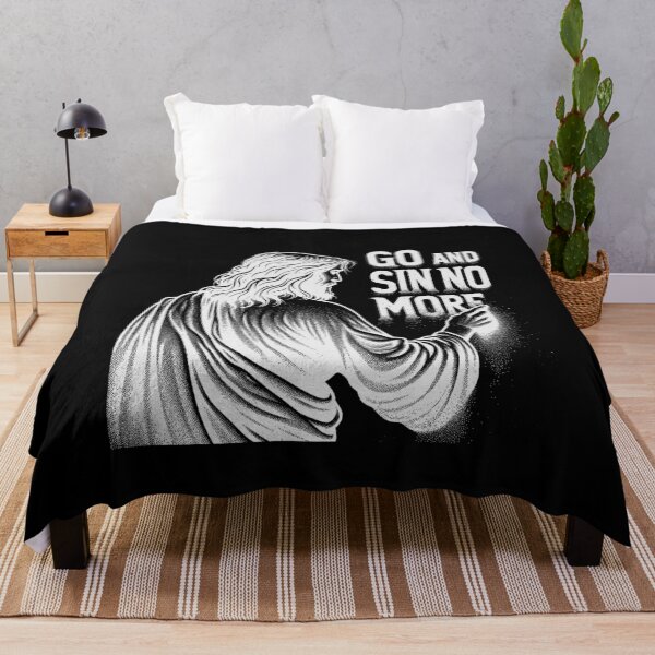 Item preview, Jesus - Go and Sin No More - Inspirational Faith Message designed and sold by Tabu Touch.