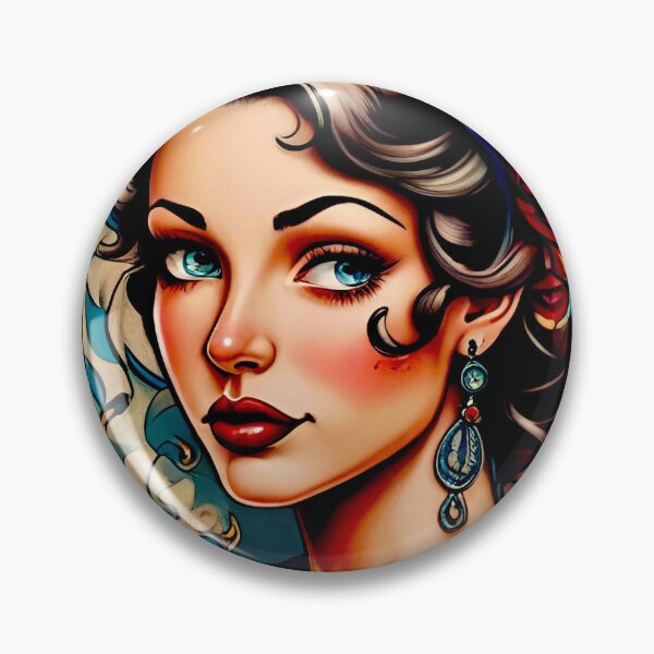 Item preview, Tattoo Pinup Girl  designed and sold by MatrixTattoo.