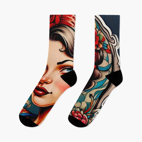 Item preview, Tattoo Pinup Girl  designed and sold by MatrixTattoo.