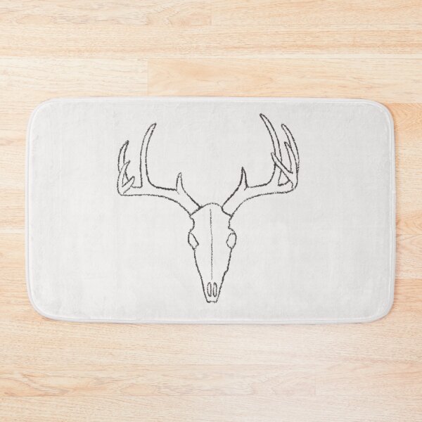 Item preview, Deer Skull Antlers Sketch designed and sold by Rocket-To-Pluto.