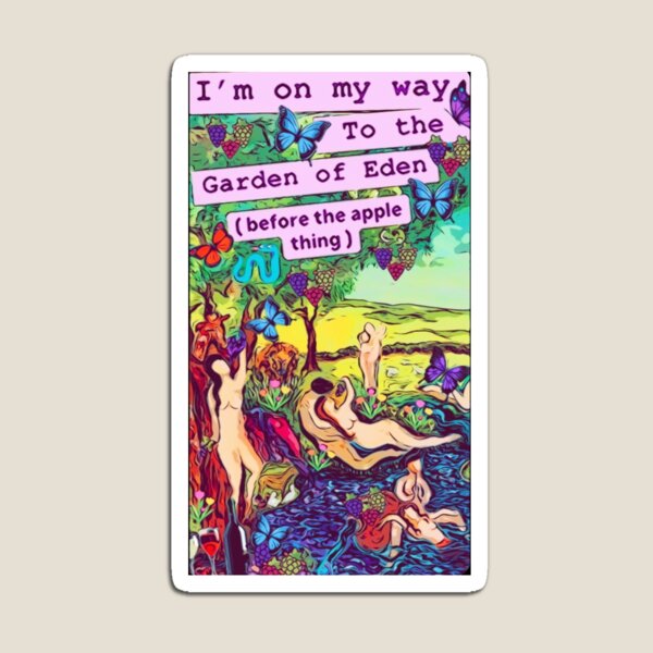 Item preview, iarthappy in  the  garden of eden designed and sold by tracey jacobson.