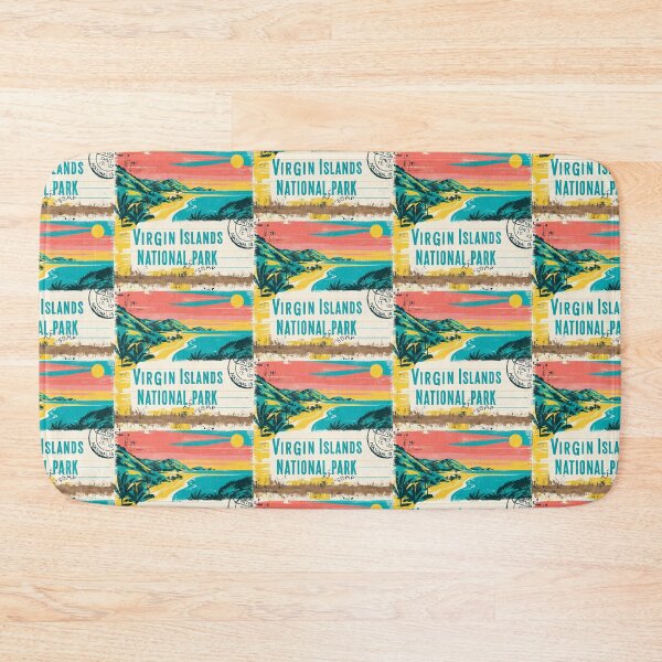 Item preview, Virgin Islands National Park Postcard Vintage Retro Travel designed and sold by TravelPostcardGems.