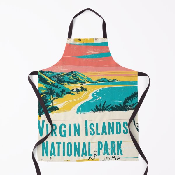 Item preview, Virgin Islands National Park Postcard Vintage Retro Travel designed and sold by TravelPostcardGems.