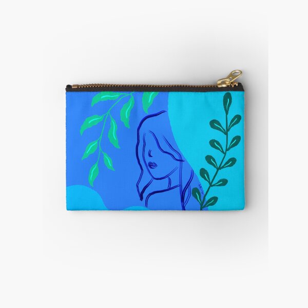 Item preview, Shy Girl, with plants and blue aesthetic designed and sold by SimplyMeganG.