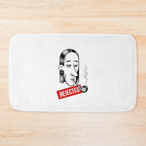 Item preview, Minimalist Cartoon Face with Pipe – Pencil Drawing Art designed and sold by Colorful-Garden.