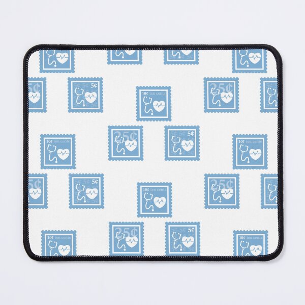 Item preview, Nursing | Light Blue & White Stamps | College Medical Doctor Major | CNA Healthcare Worker Graduate School Class | RN Nurse Practitioner Job | University Degree Minor | StampHeed 001 designed and sold by StampHeed.