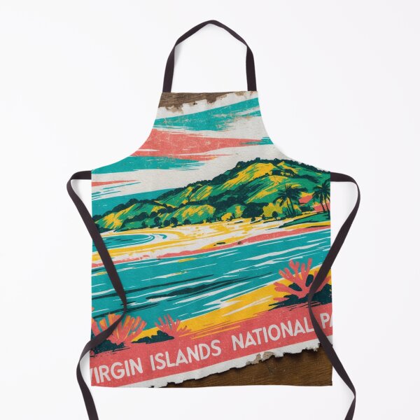 Item preview, Virgin Islands National Park Postcard Vintage Retro Travel designed and sold by TravelPostcardGems.