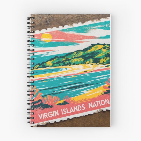 Item preview, Virgin Islands National Park Postcard Vintage Retro Travel designed and sold by TravelPostcardGems.