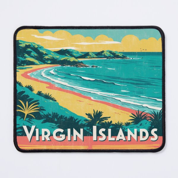 Item preview, Virgin Islands National Park Postcard Vintage Retro Travel designed and sold by TravelPostcardGems.