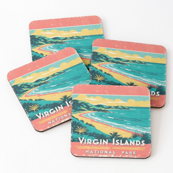 Item preview, Virgin Islands National Park Postcard Vintage Retro Travel designed and sold by TravelPostcardGems.