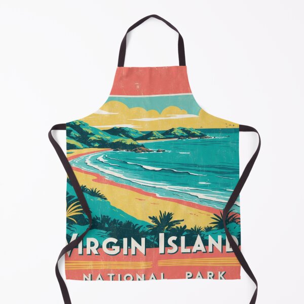 Item preview, Virgin Islands National Park Postcard Vintage Retro Travel designed and sold by TravelPostcardGems.