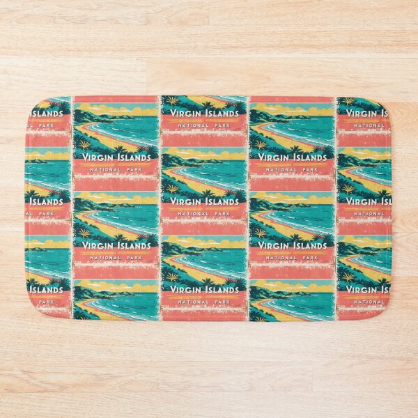 Item preview, Virgin Islands National Park Postcard Vintage Retro Travel designed and sold by TravelPostcardGems.