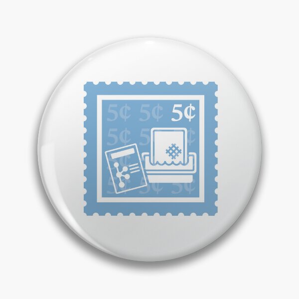 Item preview, Paper Science | Light Blue & White Stamps | College Forest Biomaterials Major | Natural Resources Graduate School Class | Engineering Engineer Job | University Degree Minor | StampHeed 001 designed and sold by StampHeed.