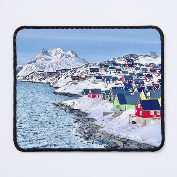 Item preview, Colorful Houses Of Ilulissat Greenland designed and sold by GraTEEtude.