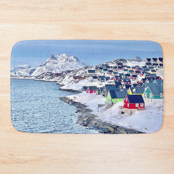 Item preview, Colorful Houses Of Ilulissat Greenland designed and sold by GraTEEtude.