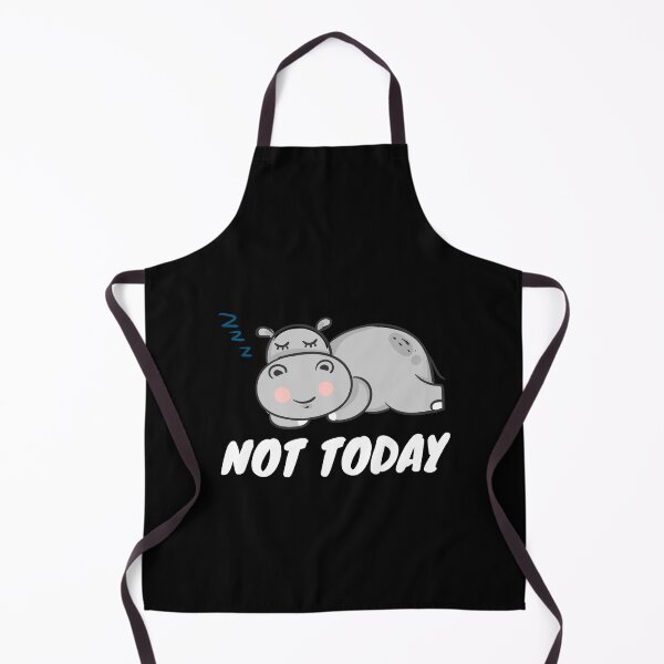 Item preview, Not Today - Hippopotamus designed and sold by Playful-Monster.